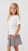 Купить Костюм футболка+шорты для девочки Dinomin 2852 92 см Молочный Артикул: 2000999523014 Миниатюра фотографии № 3
