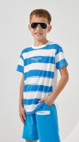 Костюм футболка+шорты для мальчика Deniz 2519 110 см Синий  Фото №2