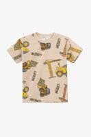 Костюм футболка+шорти для хлопчика Happy Kids 255 92 см Бежевий  Фото №0