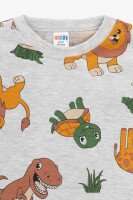 Костюм футболка+шорти для хлопчика Happy Kids 255 92 см Сірий  Фото №1