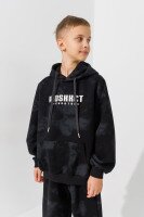Костюм худі+штани для хлопчика Do La La 93310 116 см Чорний  Фото №0