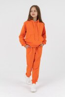 Костюм худи+штаны детский Dinomin DM2401 116 см Оранжевый (2000990557902D)  Фото №6