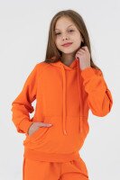 Костюм худи+штаны детский Dinomin DM2401 116 см Оранжевый (2000990557902D)  Фото №4