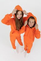 Костюм худи+штаны детский Dinomin DM2401 116 см Оранжевый (2000990557902D)  Фото №0