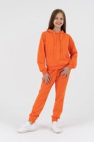Костюм худи+штаны детский Dinomin DM2401 116 см Оранжевый (2000990557902D)  Фото №3