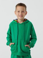 Костюм худи+штаны детский Dinomin DM2401 116 см Зеленый (2000990557780D)  Фото №10
