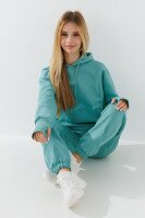 Костюм худі+штани дитячий Waxmen 7141-1 146 см М&#039;ятний  Фото №0