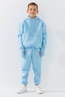 Костюм худи+штаны детский Waxmen 7141 122 см Голубой