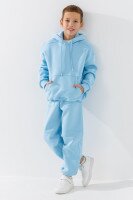Костюм худи+штаны детский Waxmen 7141 122 см Голубой  Фото №1