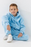Костюм худи+штаны детский Waxmen 7141 122 см Голубой  Фото №0