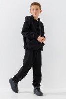 Костюм худи+штаны детский Waxmen 7141 128 см Черный  Фото №3