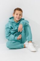 Костюм худи+штаны детский Waxmen 7141 122 см Мятный  Фото №0