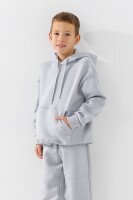 Костюм худи+штаны детский Waxmen 7141 122 см Светло-серый  Фото №1