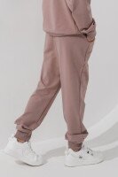 Костюм худі+штани однотонний дитячий Dinomin DM2401-1 146 см Бежевий (2000990558336D)  Фото №13