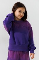 Костюм кофта+штаны для девочки Dinomin 24010 116 см Фиолетовый  Фото №1