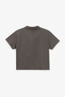 Костюм однотонный женский On me 25098 2XL Графитовый  Фото №2