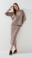 Костюм однотонний жіночий Park karon 10270 One Size Бежевий