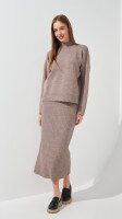 Костюм однотонний жіночий Park karon 10270 One Size Бежевий  Фото №1