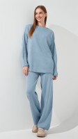 Костюм однотонний жіночий Park karon 10801 One Size Сіро-блакитний  Фото №0