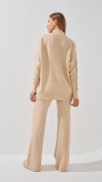 Купити Костюм однотонний жіночий  T105 One Size Бежевий Артикул: 2000999184260 Фото мініатюра № 6