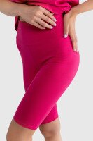 Костюм однотонний жіночий LAWA CTM WBC02312 футболка + шорти 2XS Малиновий  Фото №3