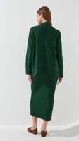 Костюм однотонний жіночий Park karon 10270 One Size Темно-зелений  Фото №3