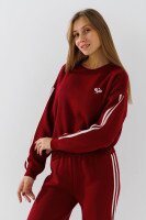 Костюм однотонний жіночий Park karon 10855 One Size Бордовий  Фото №1