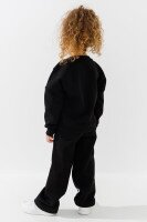 Купити Костюм світшот+штани для дівчинки ANGELOS 7122 116 см Чорний Артикул: 2000990722546 Фото мініатюра № 6