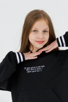 Костюм світшот+штани для дівчинки Cegisa 10467 122 см Чорний (2000990570055D)(SC)  Фото №2