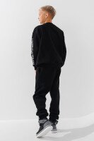 Костюм свитшот+штаны для мальчика Waxmen 7149 128 см Черный (2000990751836W)  Фото №4