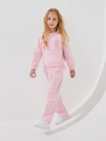 Купить Костюм свитшот+брюки для девочки Baby Show 14705 98 см Розовый Артикул: 2000999521577 Миниатюра фотографии № 2