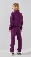 Купити Костюм світшот+штани для дiвчинки LAWA P-GT02303 134 см Фіолетовий Артикул: 2000999382932 Фото мініатюра № 6