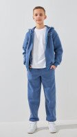 Купить Костюм толстовка+штаны с принтом для мальчика LAWA P-BT02301 146 см Синий Артикул: 2888000025555 Миниатюра фотографии № 2