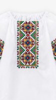 Костюм вышиванка(верх+низ) для девочки РОКСОЛАНА 98 см Бордовый  Фото №1