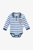 Костюм боди+штаны для мальчика Mini Papi 2977 68 см Голубой  Фото №0