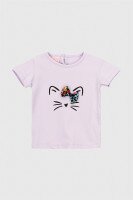 Костюм футболка+лосини для дівчинки Baby Show 249781 68 см Ліловий  Фото №0