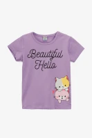 Костюм футболка+шорти для дівчинки Baby Show 16490 92 см Бузковий  Фото №6