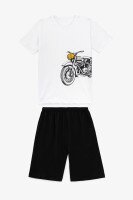 Костюм футболка+шорты для мальчика Happy Kids 018 128 см Белый  Фото №6