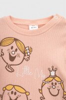Костюм (світшот+штани) для дівчинки Baby Show 0003 74 см Персиковий (2000990338723D)  Фото №3
