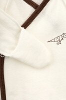 Костюм распашонка+ползунки+шапка для малышей Baby Life А-305 56 см Коричнево-молочный  Фото №6