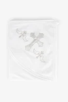 Купити Крижма для малюків з кутком Ramel 465 80х90 см Срібний Артикул: 2001030113003 Фото мініатюра № 3
