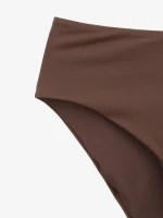 Купить Купальник низ однотонный женский GENUA 58832-K 54 Коричневый Артикул: 2000999460524 Миниатюра фотографии № 2
