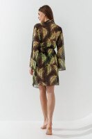 Купальник тройка с узором женский On me 1386 TREND 36 Черный  Фото №1
