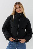 Куртка для девочки 1-24-0264 146 см Черный