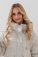 Куртка для дівчинки 3933 146 см Молочний (2000990761491W)  Фото №1