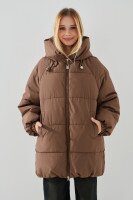 Куртка для дівчинки 3958 164 см Кавовий