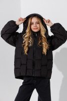 Куртка для девочки 3969 122 см Черный  Фото №1
