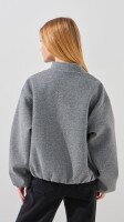 Купить Куртка для девочки 2593 128 см Серый Артикул: 2000999430459 Миниатюра фотографии № 7