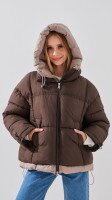 Купити Куртка для дівчинки  6851 146 см Коричнево-сірий Артикул: 2000999148941 Фото мініатюра № 3