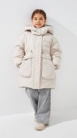 Куртка для девочки Dinomin A-16 116 см Молочный